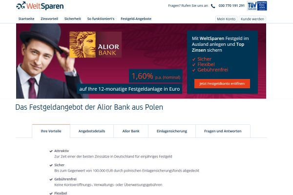 Alior Bank Festgeld